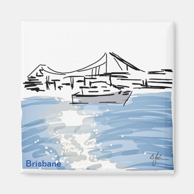 Sol rays vid floden Magnet (Framsidan)