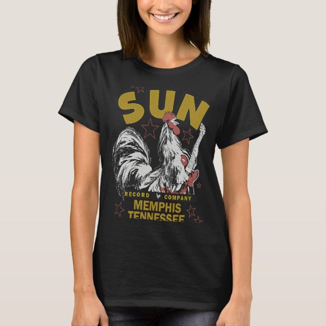 Sol Records Rockabilly Tupp T Shirt (Framsida)