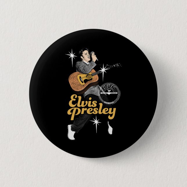 Sol registrerar X Elvis Presley danskning med stjä Knapp (Framsida)