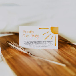 Sol Retro Bokar för Baby Biljett Tilläggskort