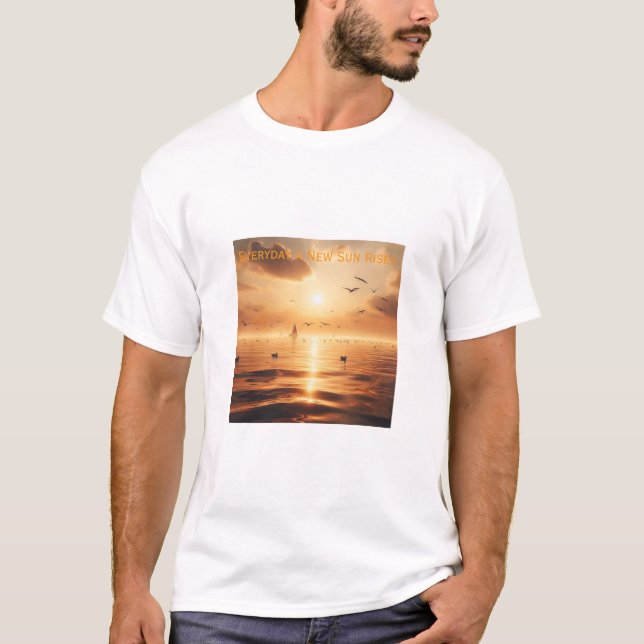 Sol Rises T Shirt (Framsida)