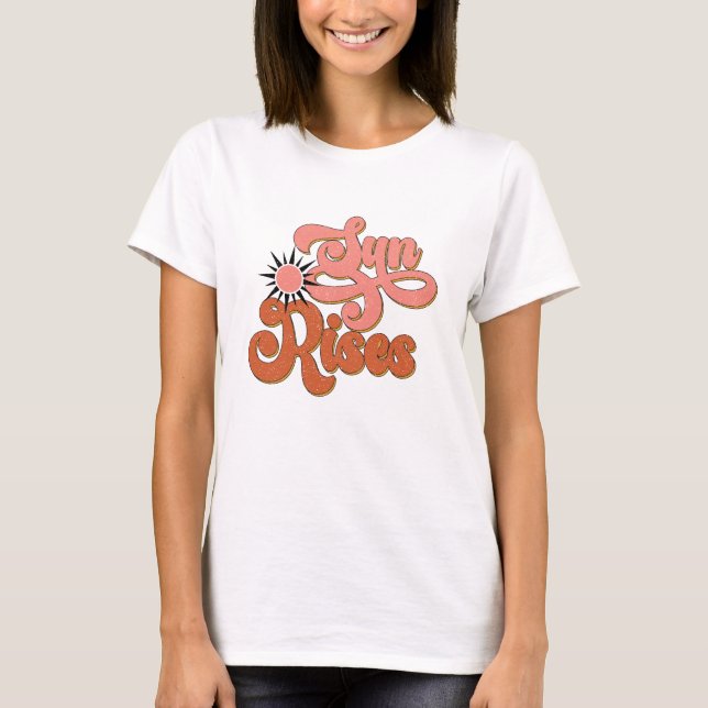 Sol Rises T Shirt (Framsida)