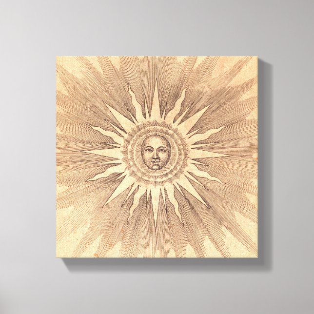 Sol | Robert Fludd | Canvastryck (Framsida)