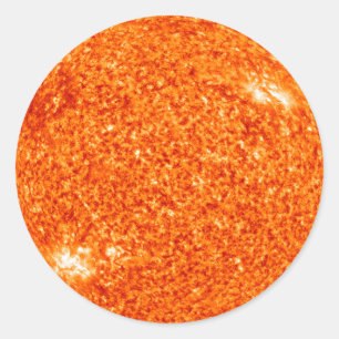 Sol Runt Klistermärke