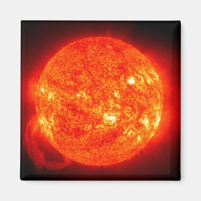 Sol rymdbild magnet (Framsidan)