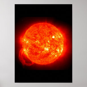 Sol rymdbild poster