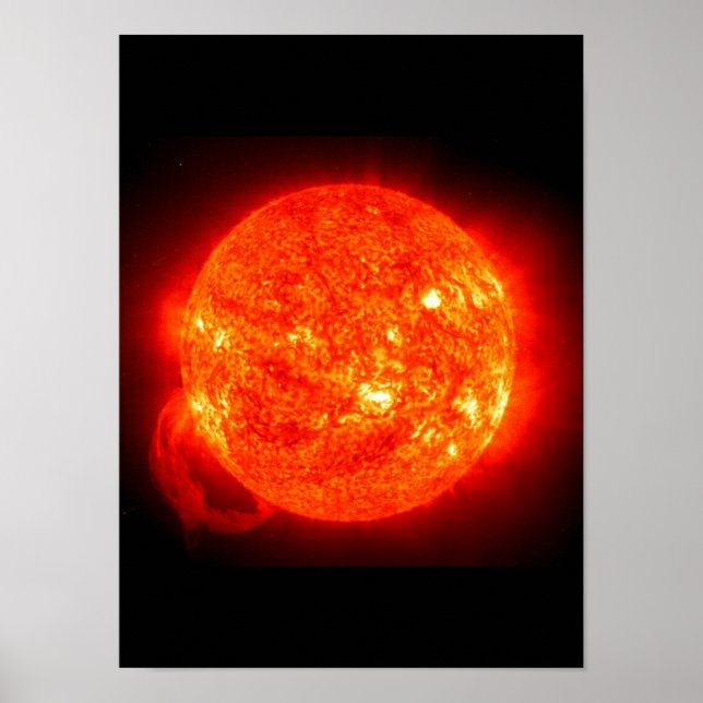 Sol rymdbild poster (Framsidan)