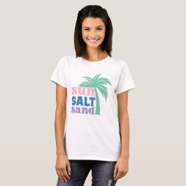 Sol Salt Sand Boho Retro Summer T Shirt