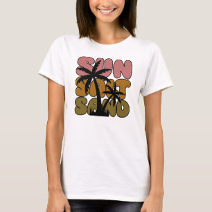 Sol Salt Sand, fin sommarvakation T Shirt