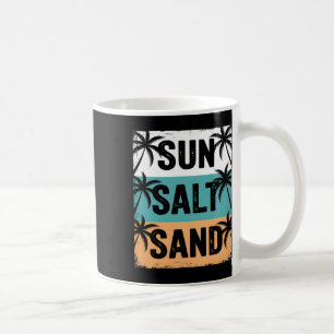 Sol Salt Sand Sommar Strand Vibbar Familjesemester Kaffemugg