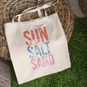 Sol Salt Sand Summer Beach Quote Tygkasse