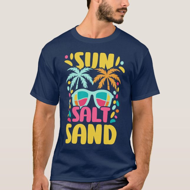 Sol Salt Sand Summer T-shirt (Framsida)