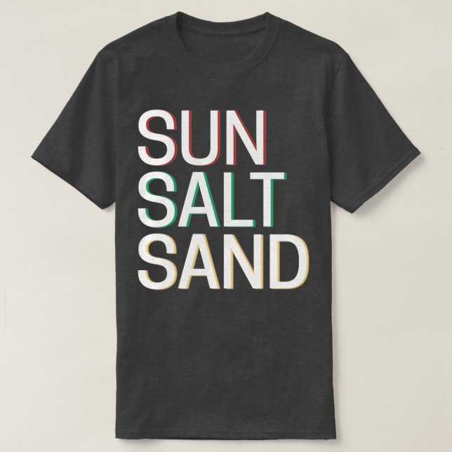 Sol Salt Sand TShirt 1 T Shirt (Design framsida)