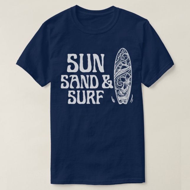 Sol Sand and and Surfa FUNNY Surfa Say T Shirt (Design framsida)