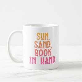 Sol Sand Bok i Hand Kaffemugg