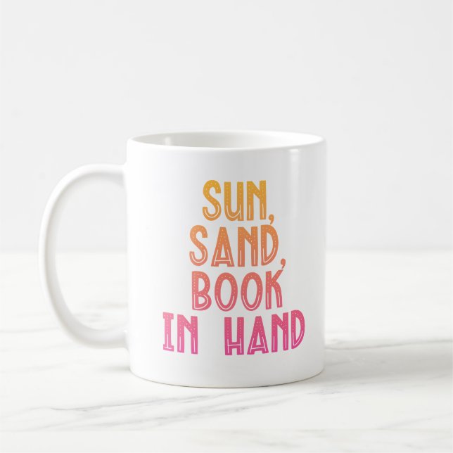 Sol Sand Bok i Hand Kaffemugg (Vänster)