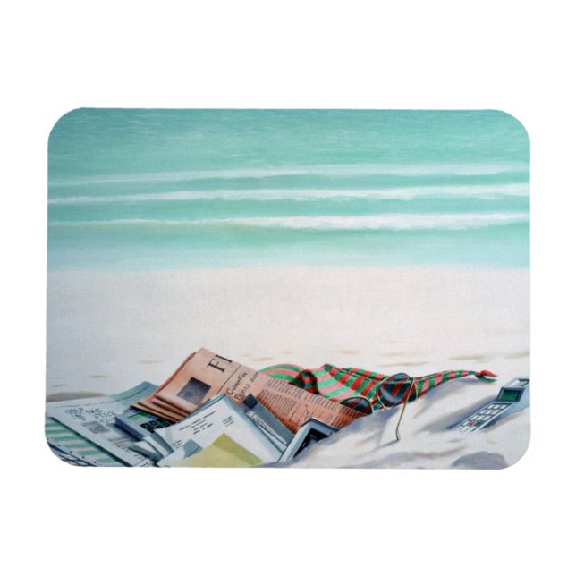 Sol Sand och Money III Magnet (Horisontell)