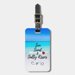 Sol Sand och Salty Kisses Tropical Beach Bagagebricka