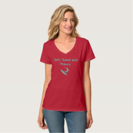 Sol, Sand och Vågar T-Shirt