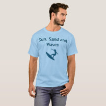 Sol, Sand och Vågar T-Shirt