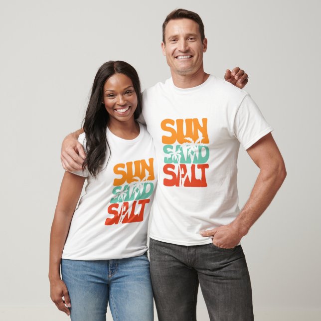 Sol Sand Salt - sommaren T Shirt (Unisex)