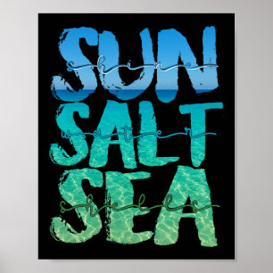 Sol Sand Sjö Salt Strand Kryssningsfartyg Sommarup Poster