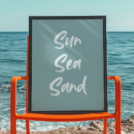 Sol Sand | Trendigets väggkonst | Minimalistisk Po