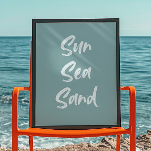 Sol Sand Trendigets väggkonst Minimalistisk Po