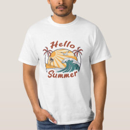 Sol, Sand & Vågar: Välkomna till sommaren T Shirt