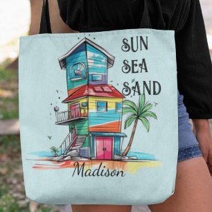 Sol Sea Sand Beach House Namn Tygkasse
