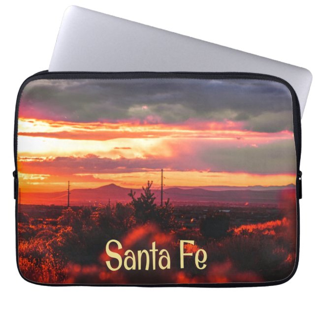 Sol set Santa Fe New mexico Laptop Fodral (Framsidan)