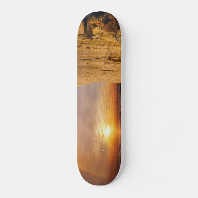 Sol Set Sea Cliff Mini Skateboard Bräda 18,5 Cm (Framsida)