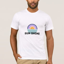 Sol Shine Illustration Typography T Shirt