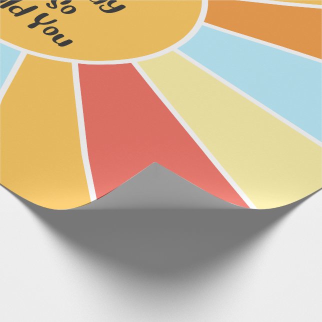 Sol shines varje dag och bör du också göra 2 presentpapper (Hörn)
