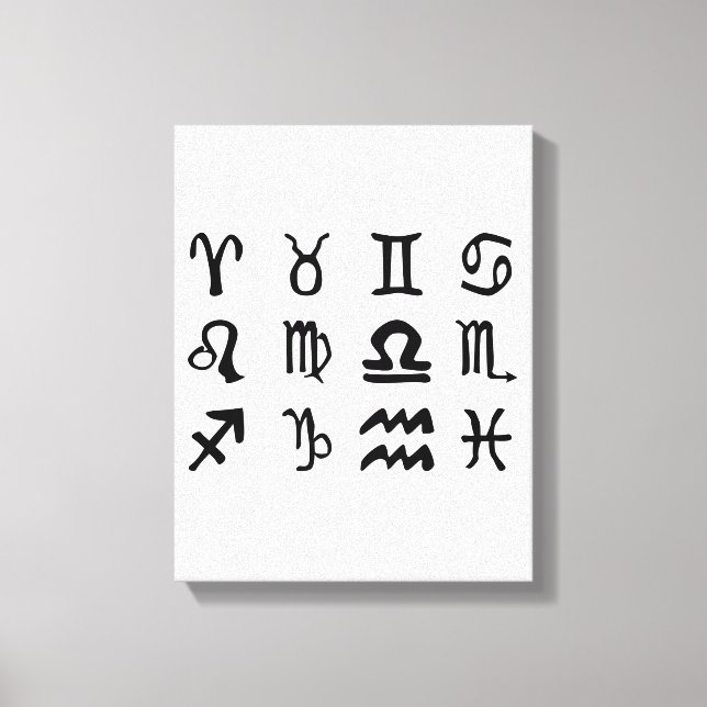 Sol Sign SIlhouettes Canvastryck (Framsida)