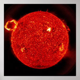Sol- signalljus som sänds ut från vår sol poster