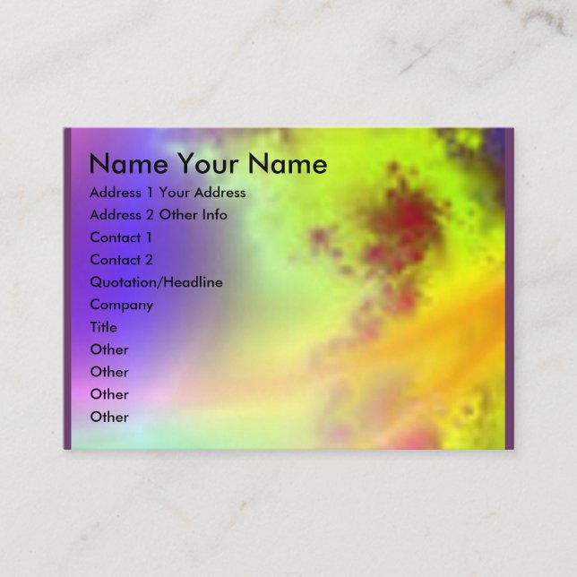 Sol- signalljus… visitkort (Framsida)