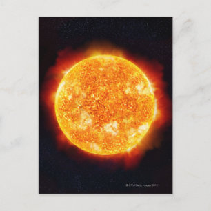 Sol- signalljus vykort