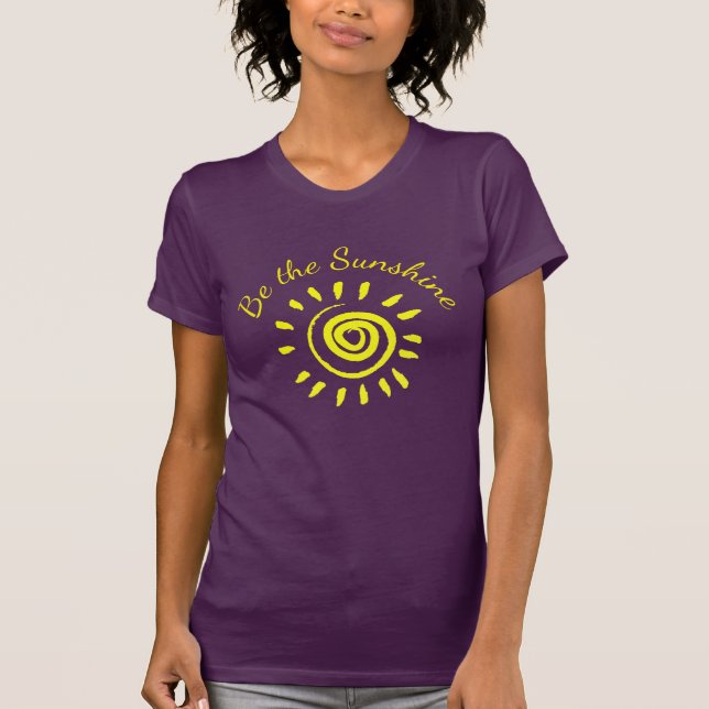 Sol ska vara solskensinspirationsofferten för att  t shirt (Framsida)