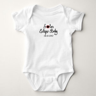 Sol- skjorta för förmörkelsebabyBodysuit T T-shirt