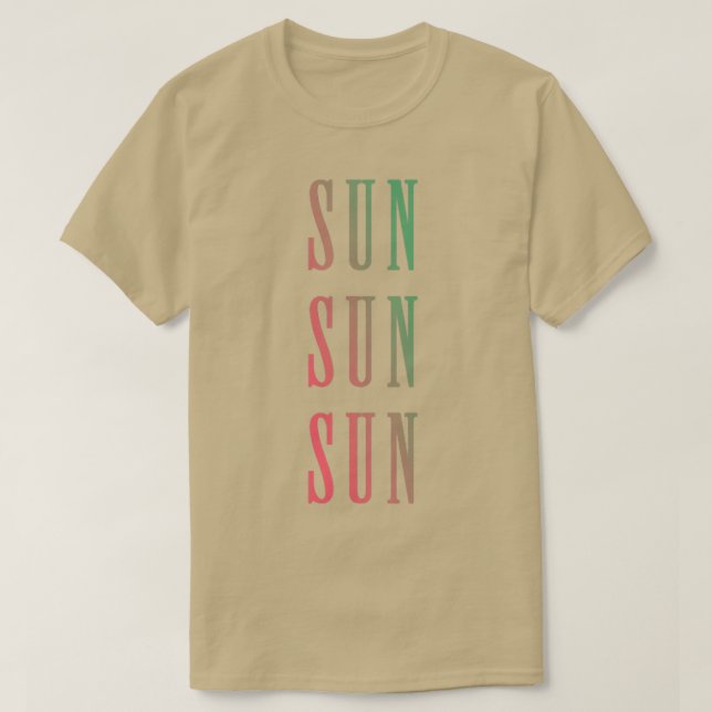 Sol Sol Sol T Shirt (Design framsida)