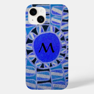 SOL SOLAR ENERGY MONOGRAM Blue White Black
