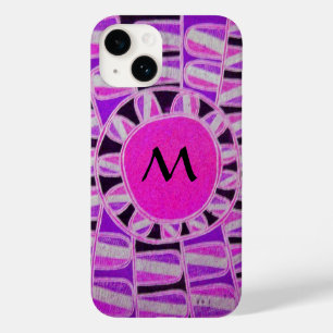 SOL SOLAR ENERGY MONOGRAM Rosa Lila Black