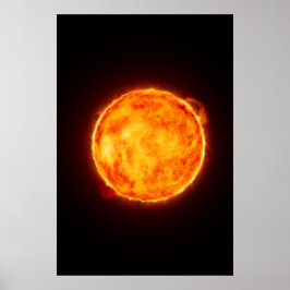 Sol - Solarsystemets Ge och livsviktiga stjärna Poster