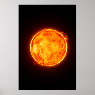 Sol - Solarsystemets Ge och livsviktiga stjärna Poster