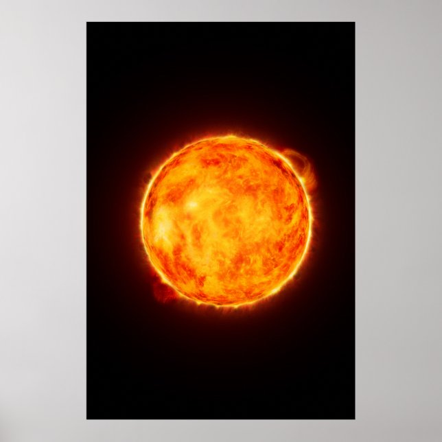 Sol - Solarsystemets Ge och livsviktiga stjärna Poster (Framsidan)