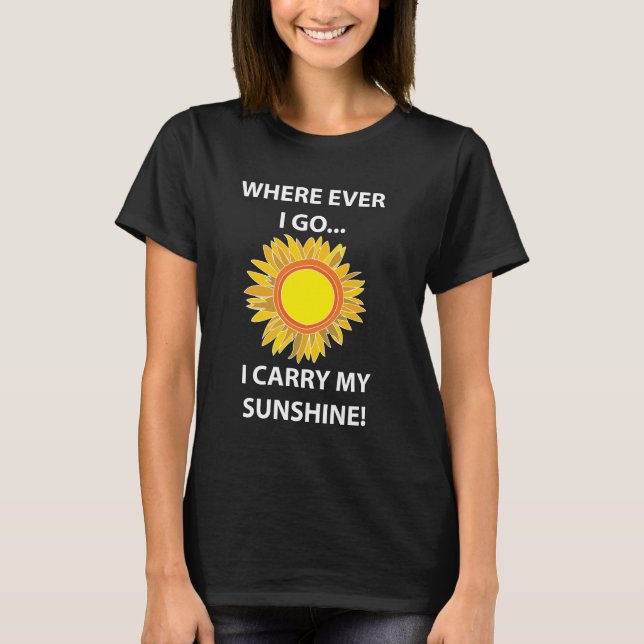 Sol Solrossolskine Sol T Shirt (Framsida)