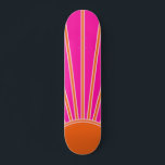 Sol Soluppgång Shock rosa och Orange Preppy Sunshi Mini Skateboard Bräda 18,5 Cm<br><div class="desc">Sol Skriv ut - shock rosa och orange - Solskin,  modern Abstrakt Geometric Sunrise.</div>