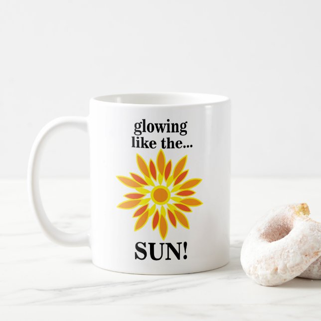 Sol som lyser som solen  kaffemugg (Med munk)