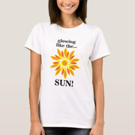 Sol som växer som Sol T Shirt